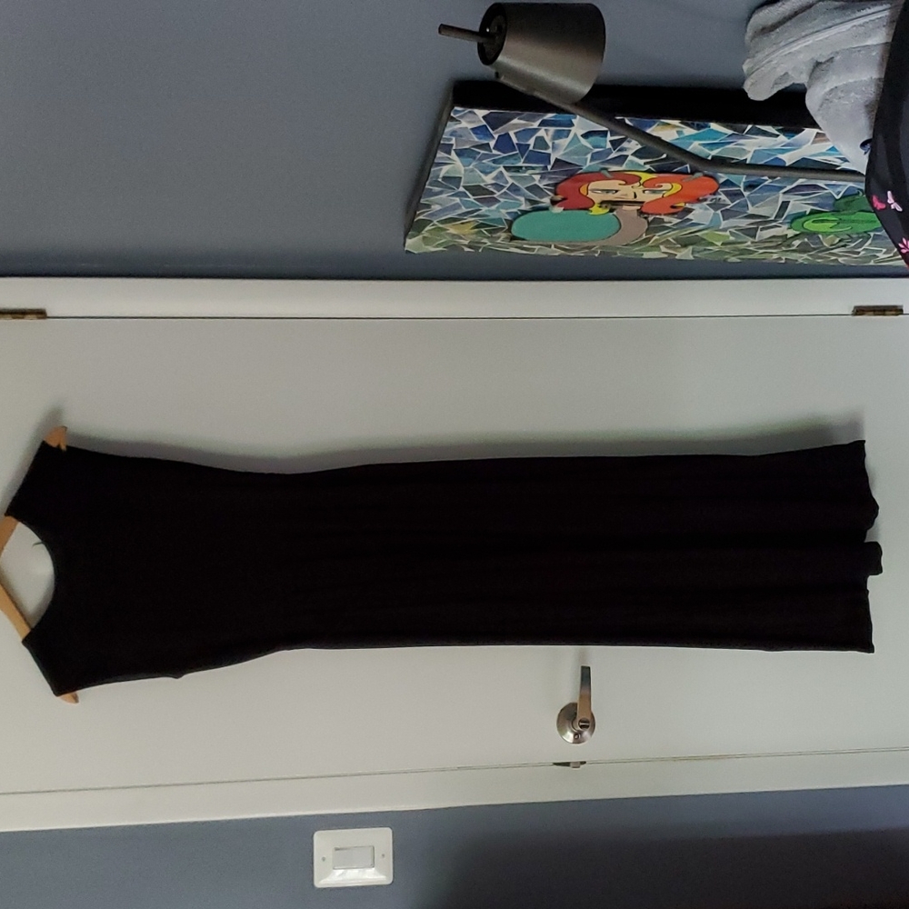 Black Gilli maxi dress, size L.